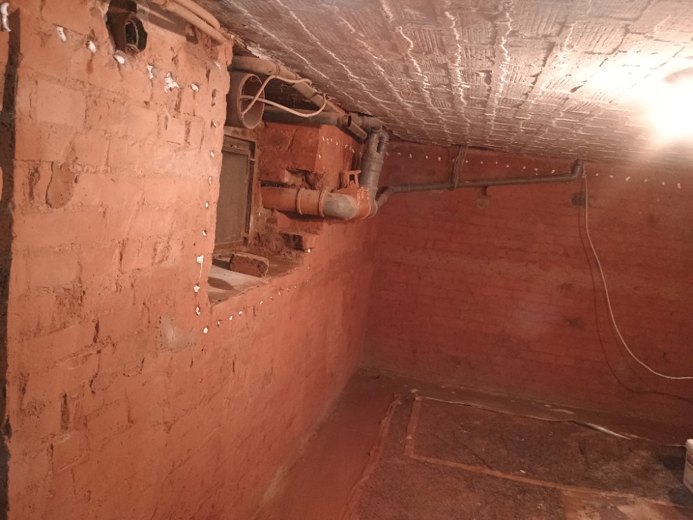 During renovation - treatment in progress