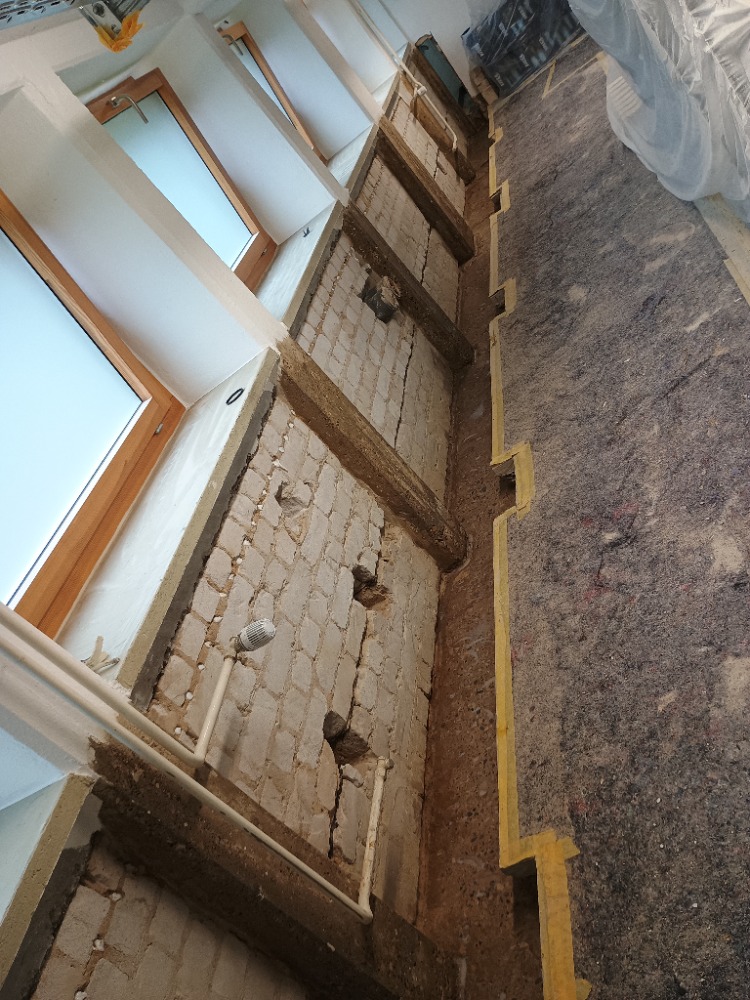 Before renovation - basement waterproofing project 1